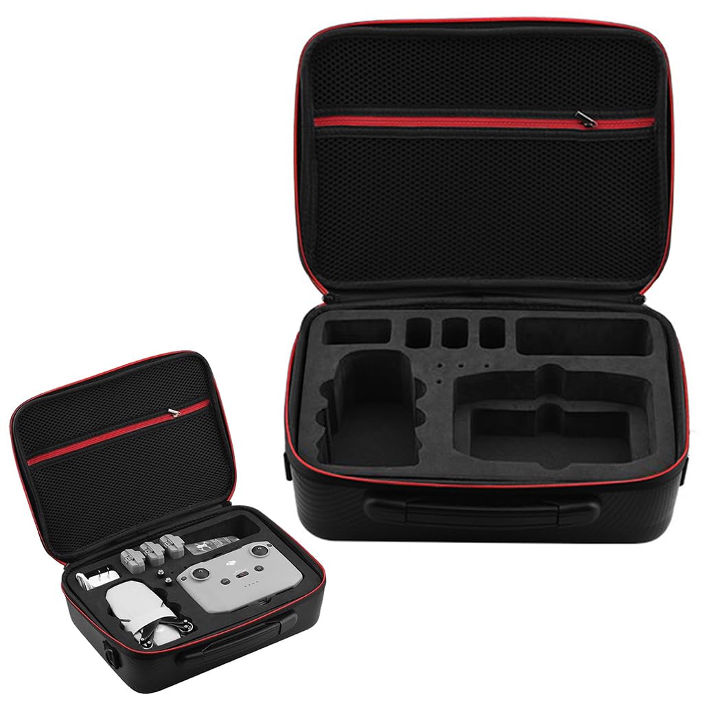 ZORBES Travel Carrying Case for DJI Mini 2, Portable DJI Mini 2 Case, PU Hard Case Carrying Case with Shoulder Strap Accessories Bag for DJI Mini 2 Drone Controller and Accessories, Not Included DJI Mini 2 ZORBES Travel Carrying Case for DJI Mini 2, Portable DJI Mini 2 Case, PU Hard Case Carrying Case with Shoulder Strap Accessories Bag for DJI Mini 2 Drone Controller and Accessories, Not Included DJI Mini 2